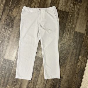 Chase 54 Mens Golf Pants Performance Flat Front Size 38x30 Lightweight Gray